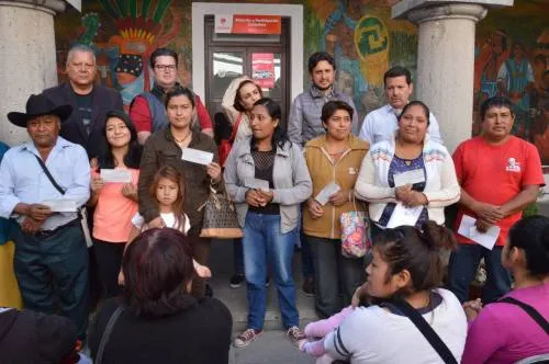 Entrega San Pedro Cholula por 4a ocasión apoyos a afectados por sismo de septiembre
