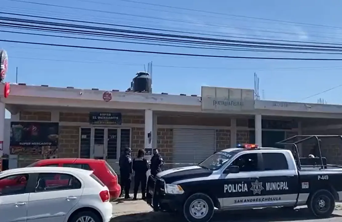 Hombre muere en Cholula