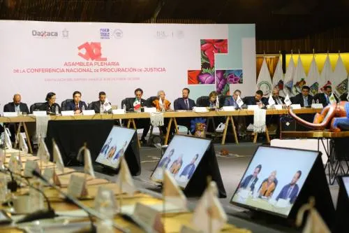 Banck presenta Mesa de Seguridad y Justicia en la Conferencia Nacional de Procuración de Justicia