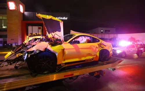 Conductor del Mustang amarillo no se fugó: Road Kings Puebla 