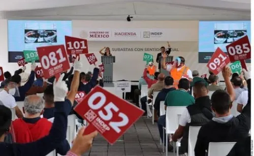 Subastan en Los Pinos vehículo anfibio por 120 mil pesos; su precio inicial era de solo mil 900