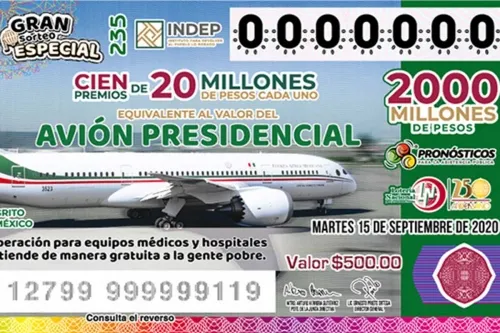 Sigue aquí la rifa del avión presidencial