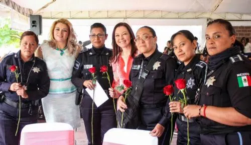 Festeja SSPTM Día de la Madre a mujeres policías