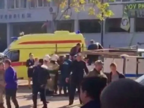 Ataque en secundaria de Crimea deja al menos 18 muertos