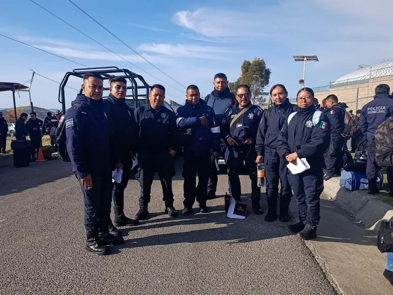 Capacitación policial Cuautlancingo