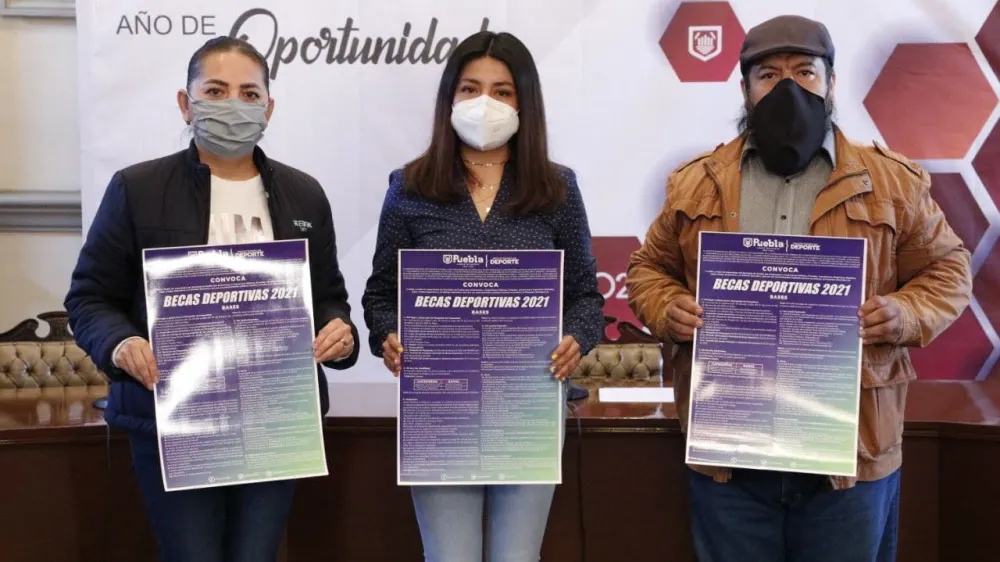 Presenta Ayuntamiento de Puebla convocatoria de Becas Deportivas 2021 