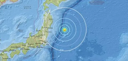 Sismo de fuerte magnitud afecta a Japón frente a la costa de Fukushima
