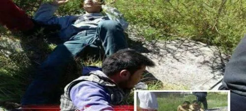 Amarran, desnudan y golpean a dos presuntos delincuentes en Puebla