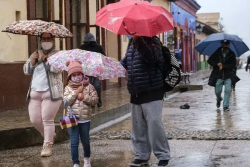 Prevén lluvias fuertes esta noche en Chiapas, Oaxaca y Yucatán