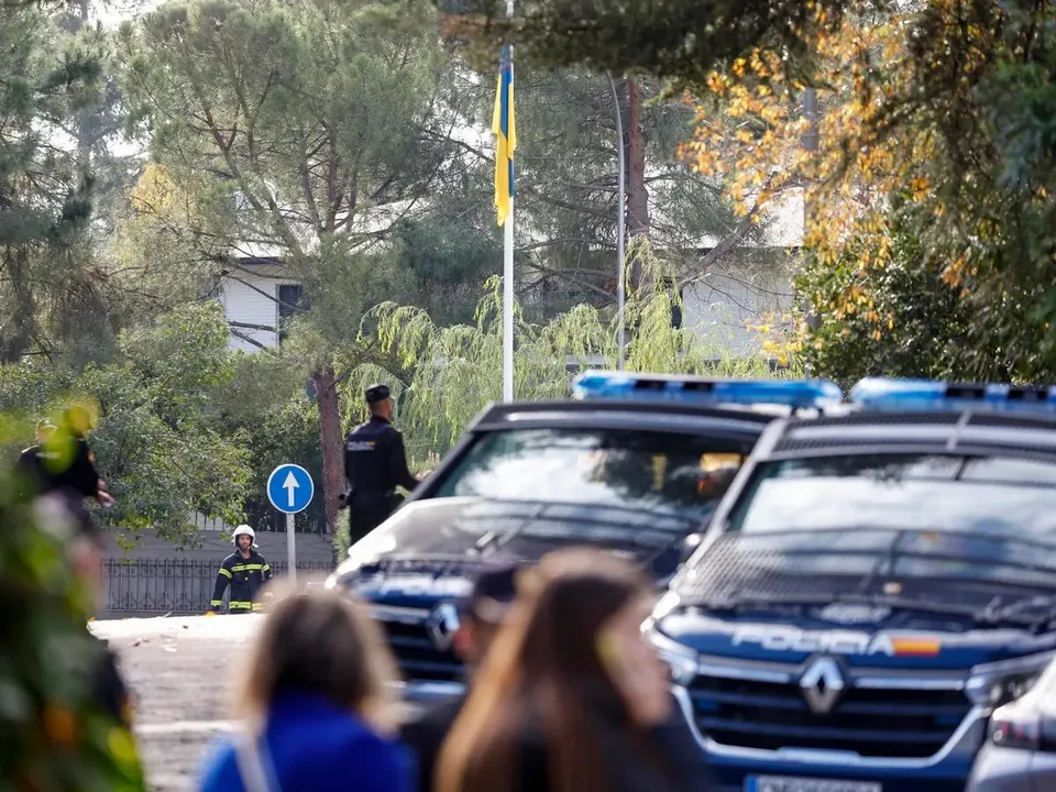 Bomba en la embajada ucraniana