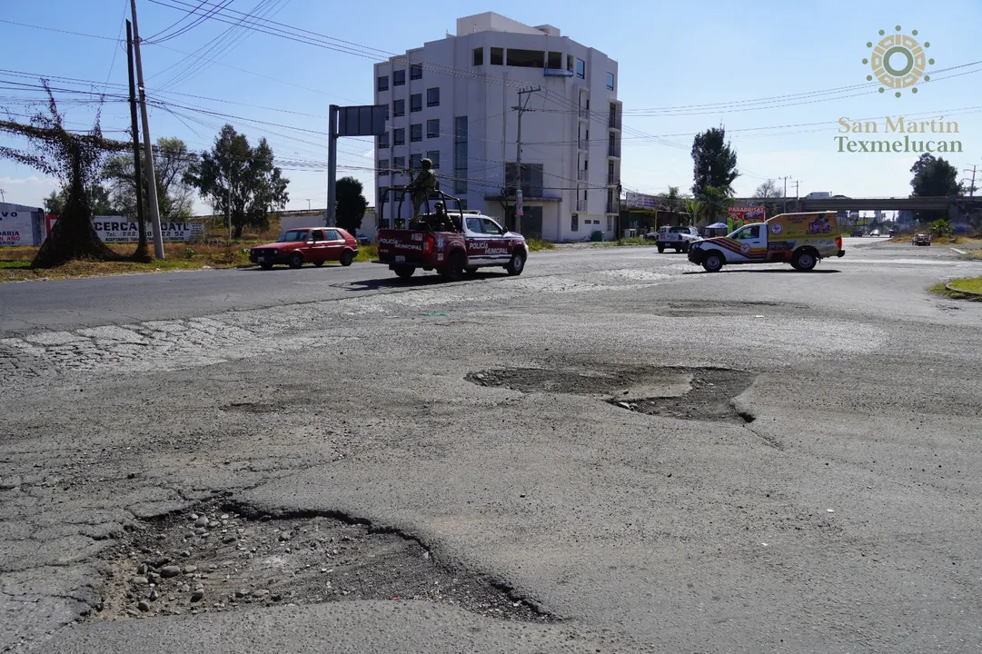 Cierres de circulación en San Martín Texmelucan