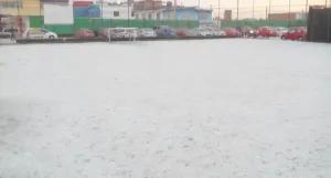 Se registra fuerte granizada en Puebla y municipios cercanos