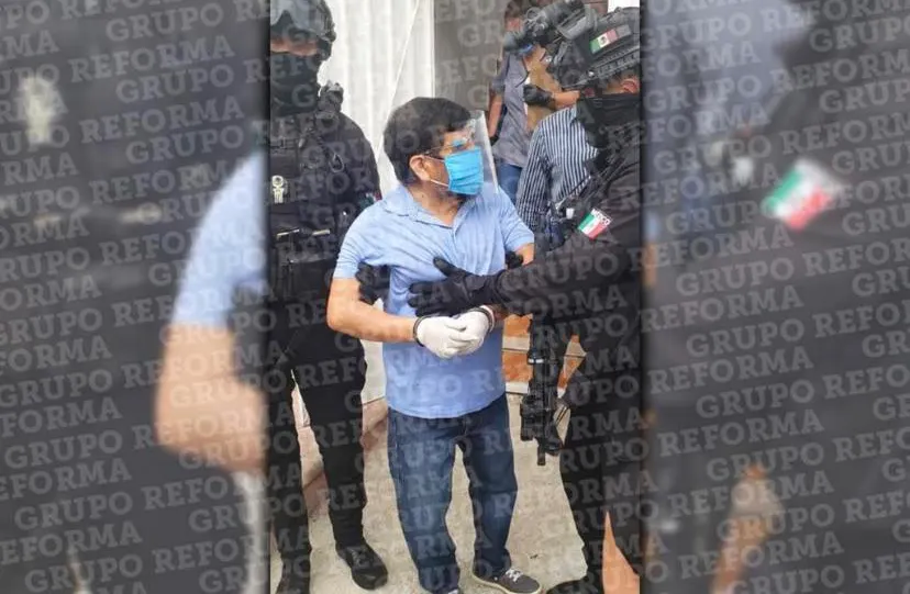 Difunde Reforma imágenes de MMT arrestado