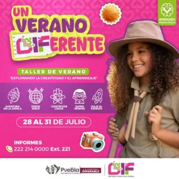 Anuncia SMDIF actividades lúdicas para niñas y niños con taller “Un verano DIFerente”