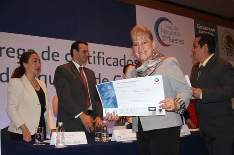 Recibe Congreso del Estado Segunda Recertificación en el Modelo MEG: 2003