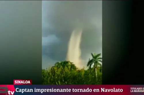 Video: El gigantesco tornado en Navolato que dejó pánico y daños