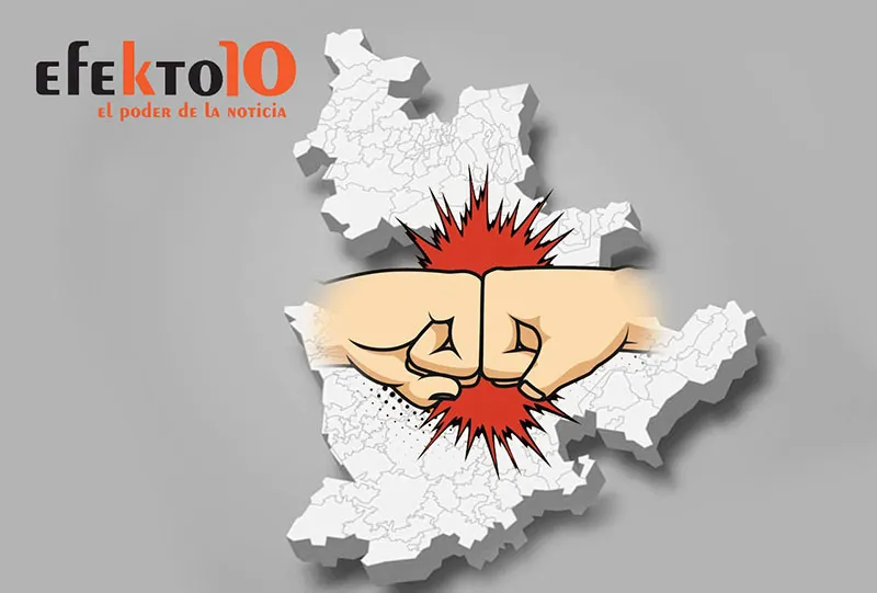 Punos Mapa Puebla Efekto10