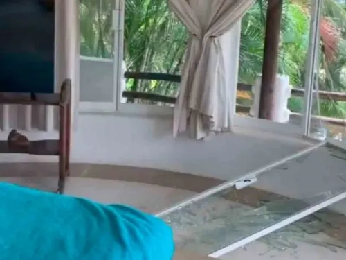 Casa de Alejandra Guzmán en Huatulco queda destrozada tras sismo