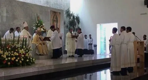 Se realizó la ordenación diaconal de tres seminaristas venezolanos en el Santuario Guadalupano