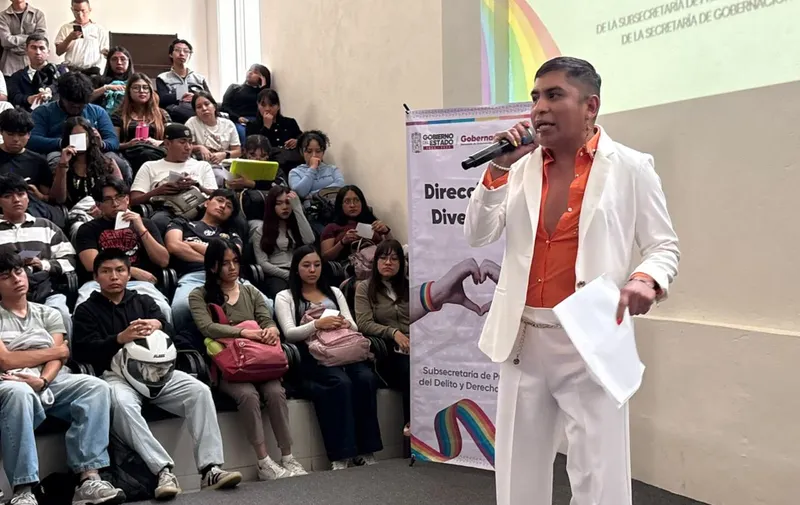 Alberto Camacho Arroyo, titular de la Dirección de Diversidad de la Secretaría de Gobernación del estado de Puebla. Foto: Especial