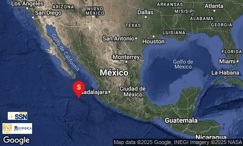 Se registra sismo de magnitud 5.8 al sur de Cabo San Lucas
