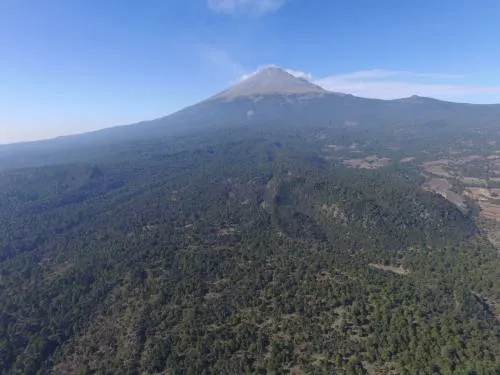 Gobierno del Estado realiza permanente monitoreo del Popocatépetl