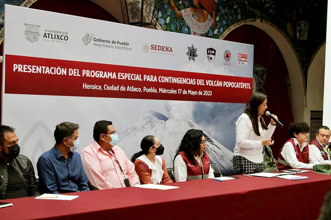Atlixco Programa Especial Contingencias Volcan Popocatepetl