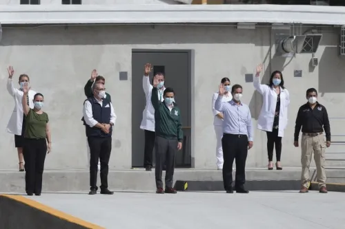 Instalan Módulo Hospitalario Temporal para atender casos Covid-19 en la UMF 6 del IMSS