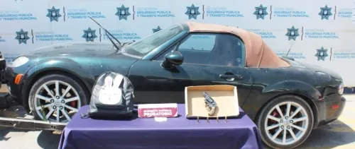 Detuvo policía municipal de Puebla a dos probables delincuentes