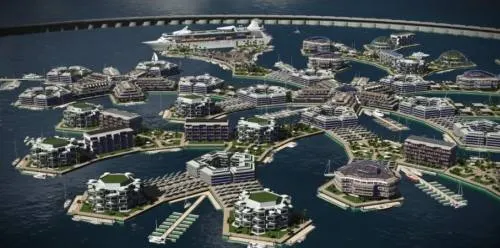 Así sería la primera ciudad flotante del mundo y estará lista en 2020