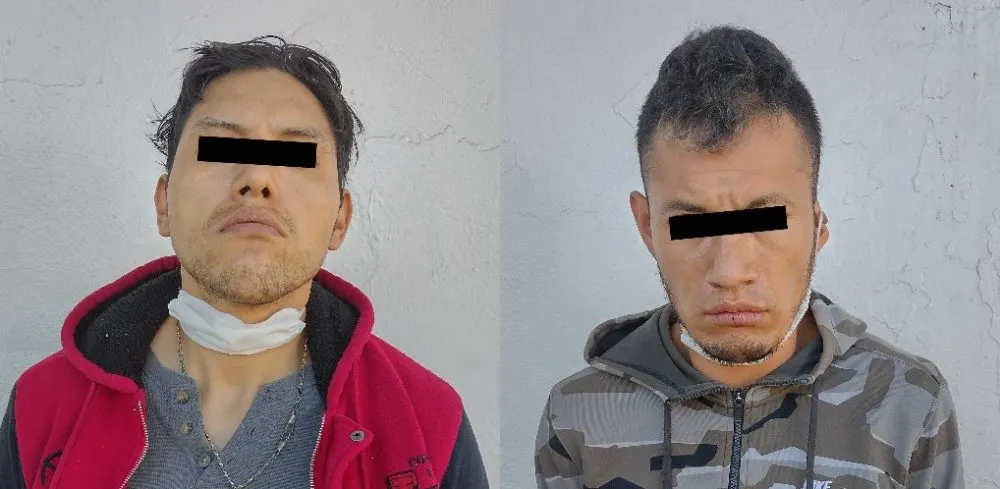 Detenidos robo de auto