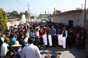 Néstor Camarillo inicia rehabilitación de red de agua potable