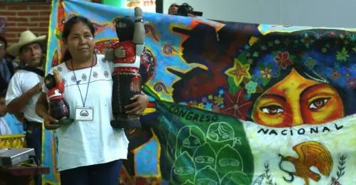Indígenas zapatistas eligen a su aspirante a la presidencia para 2018