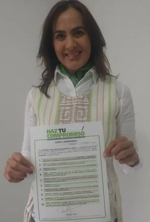 Me comprometo a generar un marco legal para la protección animal: Geraldine González