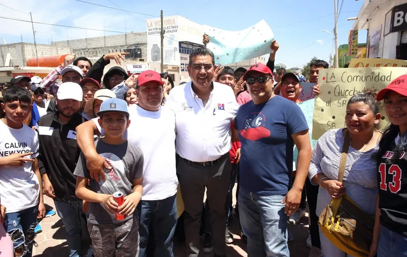 Sergio Salomón detona progreso en municipio de Guadalupe Victoria