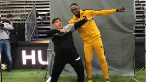 Usain Bolt podría fichar con los Dorados de Maradona