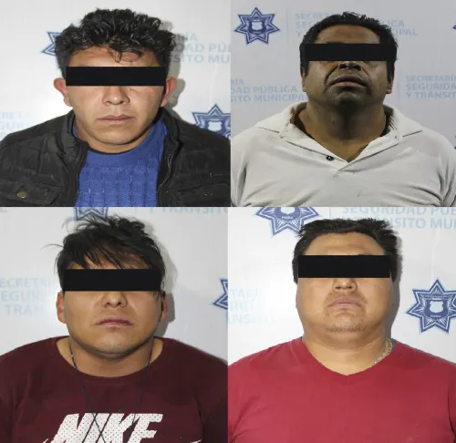 Desarticula seguridad pública municipal de puebla a banda dedicada al robo a negocio