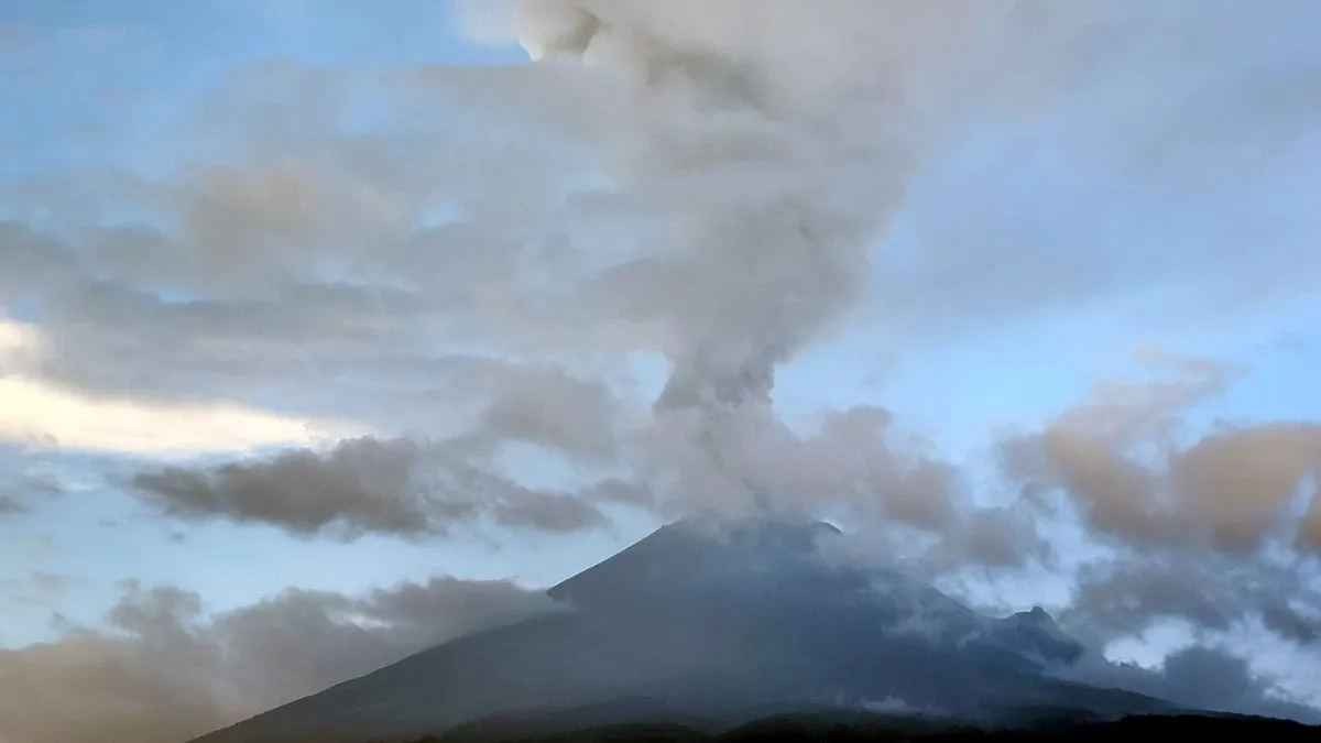 Volcan Popocatepetl Fumarola