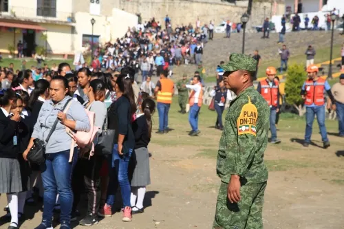 Puebla, único estado a nivel nacional en realizar simulacros por contingencia volcánica: PC Nacional