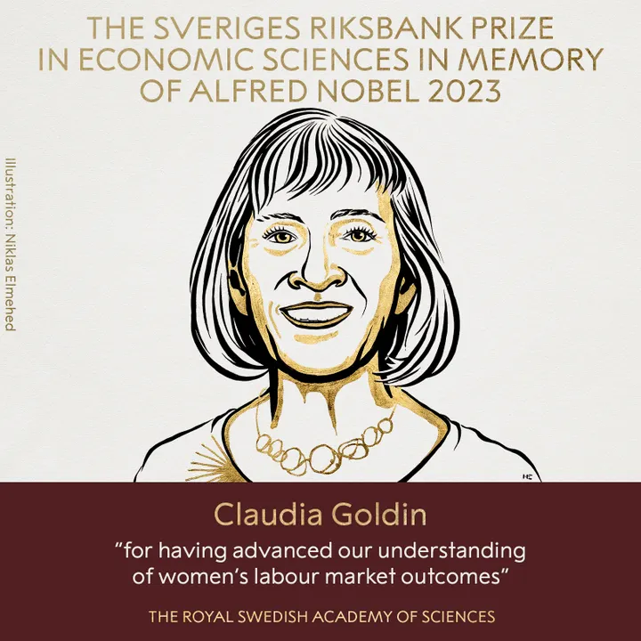Claudia Goldin gana Premio Nobel de Economía 2023
