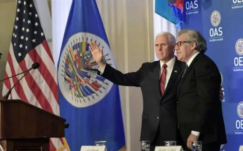 Estados Unidos pide que suspendan a Venezuela de la OEA