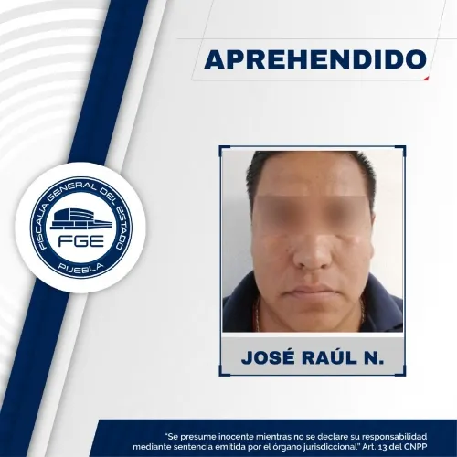 Detenido por violación equiparada en agravio de menor de edad