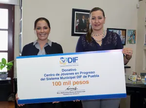 SMDIF recibe donativo para Centro Jóvenes en Progreso