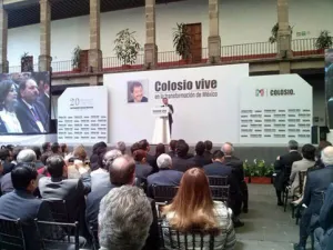 PRI encabeza ceremonia en honor a Colosio por 20 años de su muerte