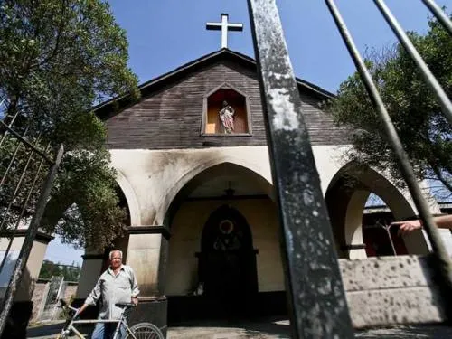 Atacan otra iglesia en Chile; suman 13 en 11 días