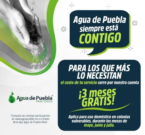 Servicio de agua de uso doméstico será gratis para las colonias más vulnerables
