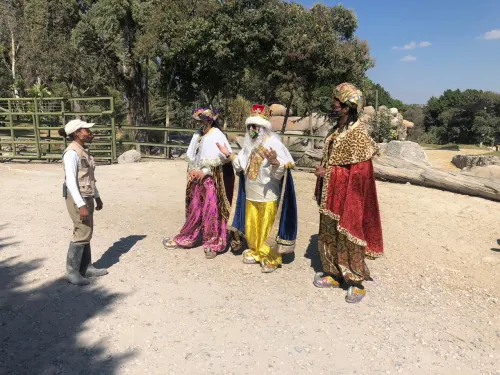 Reyes Magos vacacionan en la Cuidad de Puebla