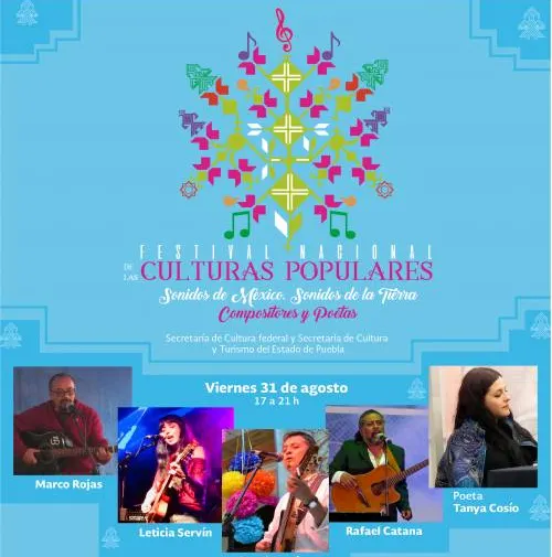 Puebla es sede del Festival Nacional de las Culturas Populares “Sonidos de México”