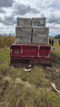 Recuperan tráiler robado con valiosa mercancía