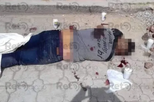 Acribillan a un hombre en calles de Acatzingo